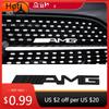 Autoaufkleber 2025 Heiß Für Mercedes Benz Auto Heckklappen-Emblem Aufkleber Frontgrill-Emblem Zubehör für Mercedes Benz AMG W204 W20