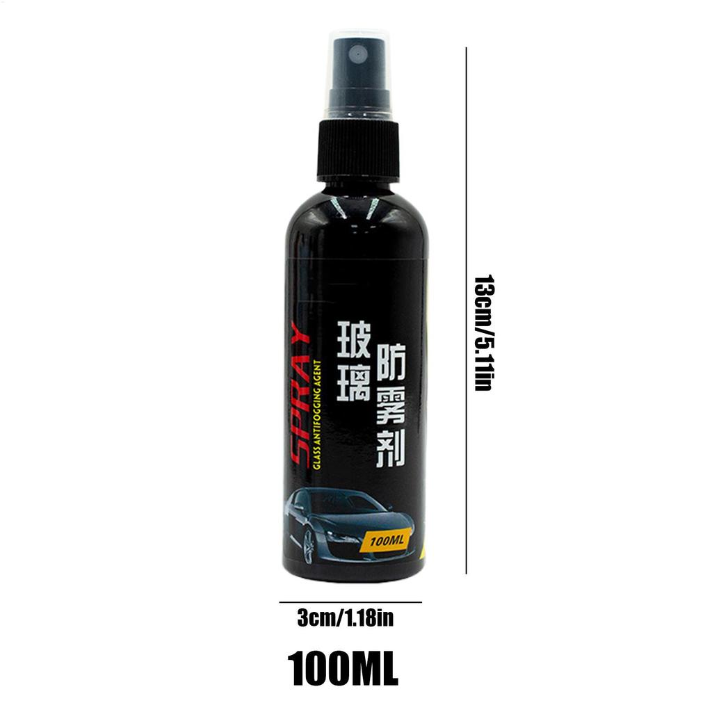 Anti Fog Spray 100ml Long Lasting Defogger For Car Windshield Quick Defogger Agent Clarity Visibility Automotive Truck Glass