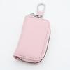 Men Key Holder Housekeeper Leather Car Key Wallets Keys Organizer Women Keychain Covers Zipper Key Case Bag Unisex Pouch Purse