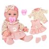 30cm Reborn Doll Holding Blanket Clothes Soothing Simulation Baby Doll Enamel Doll Doll Doll Doll Doll Children's Soft Rubber To