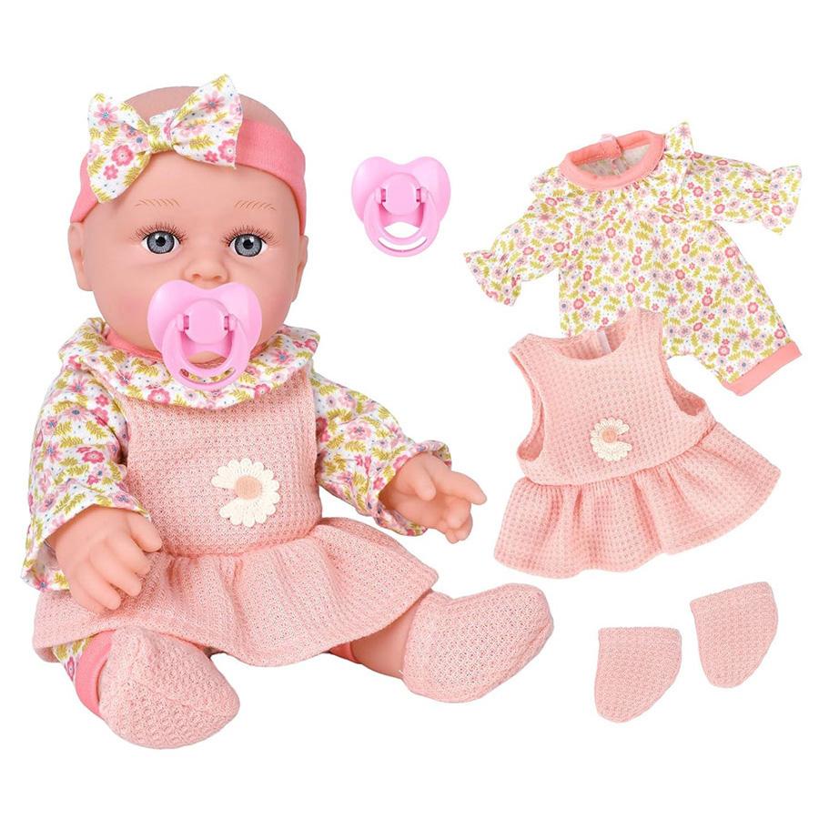 30cm Reborn Doll Holding Blanket Clothes Soothing Simulation Baby Doll Enamel Doll Doll Doll Doll Doll Children s Soft Rubber To