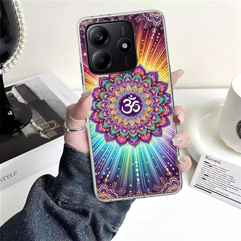 

Мандала Чакра Настойчивость Йога Мягкий Чехол Для Телефона Для Xiaomi Redmi Note 15 14 14S 13 12 Pro Plus 12S 11 11S 11E 10 10S 11T 5G Fundas Co Redmi Note 13 Pro 5G