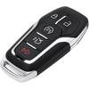 Keyless Entry Remote Smart Key Fob Shell Case Button Pad Cover for Ford Fusion Mustang Explorer Lincoln MKZ MKC 2013-2017