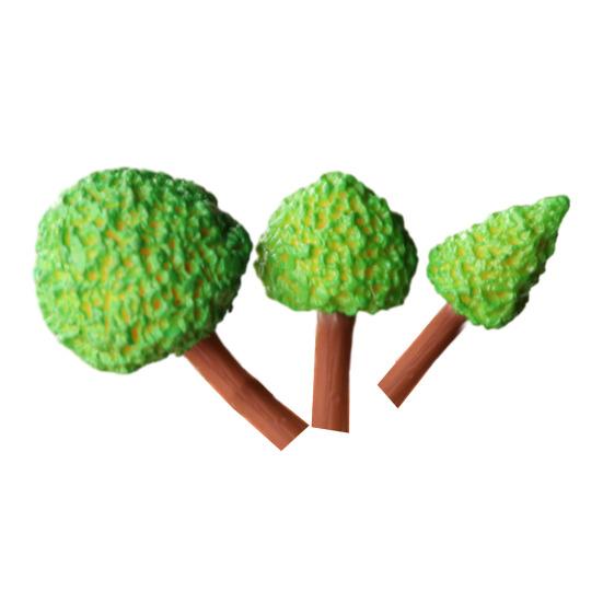 

Yousheng 3 Pcs Mini Tree Figurines Miniature Fake Tree Micro Landscape Fairy Garden Ornament Tiny Artificial Greenery Tree Model for DIY Crafts 1 Set