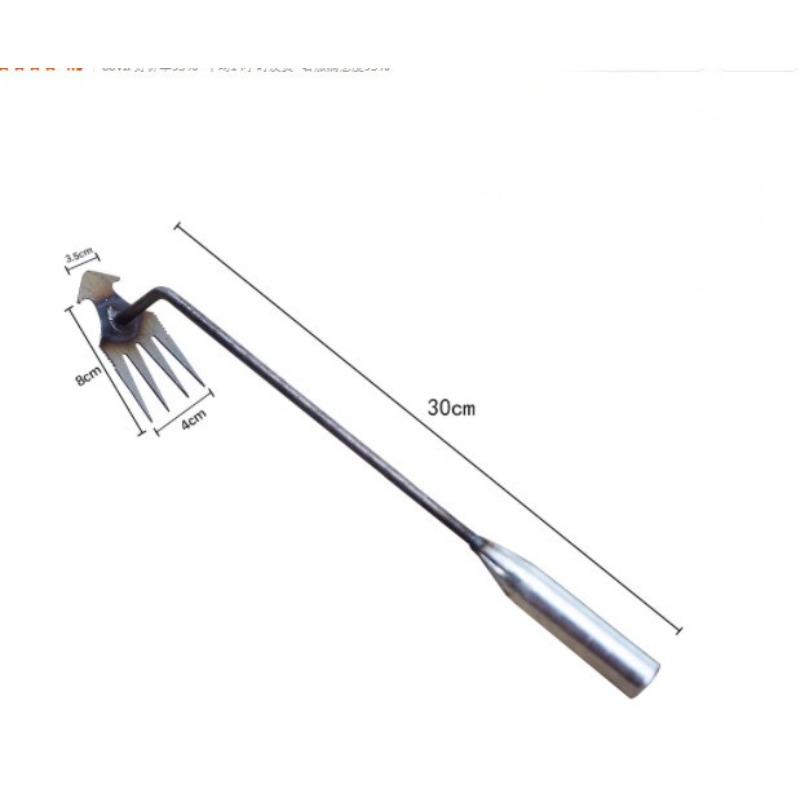 

Инструменты для удаления сорняков: Мотыга, Грабли, Рыхлитель почвы, Садовый совок для прополки, Многофункциональный инструмент для удаления сорняков, Копатель корней для диких растений. 30cm