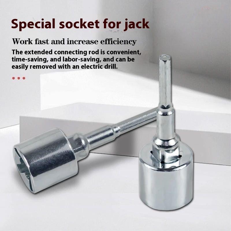 Universal Jack Socket Adapter Effort Saving Portable Quick Release For Hand Drill Accessory