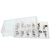 Trendy! 48PCS Watch Crowns Watch Waterproof Replacement Assorted Repair Tools with Box