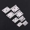 Stainless Steel Flag Hinges Smooth Opening Noise Reduction for Wooden Cabinet Door Furniture Repair Replacement