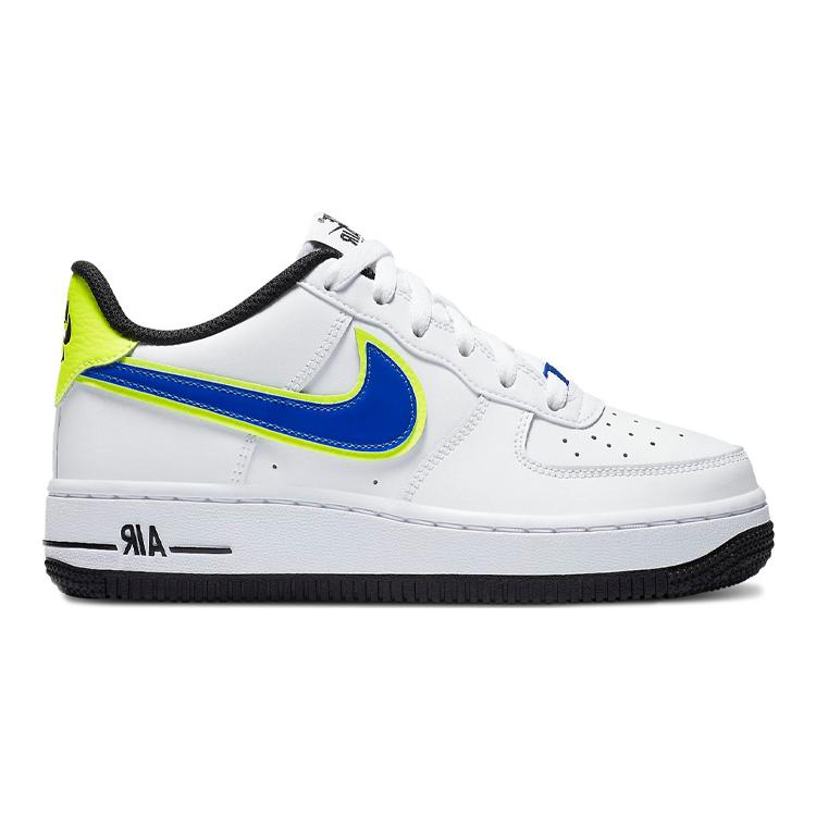 New Nike Air Force 1 '07 'Volt Racer Blue' GS DB1555-100