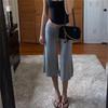 Polka Dot Wide Leg Pants Thin Foldover Waist Pants Fashion Low Waist Capri Pants  Girls