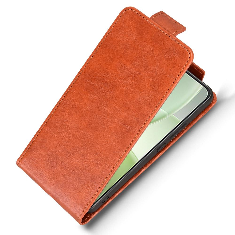 For Vivo Y400 5G Stand Case Magnetic Clasp Vertical Flip Leather Phone Cover with Card Holder