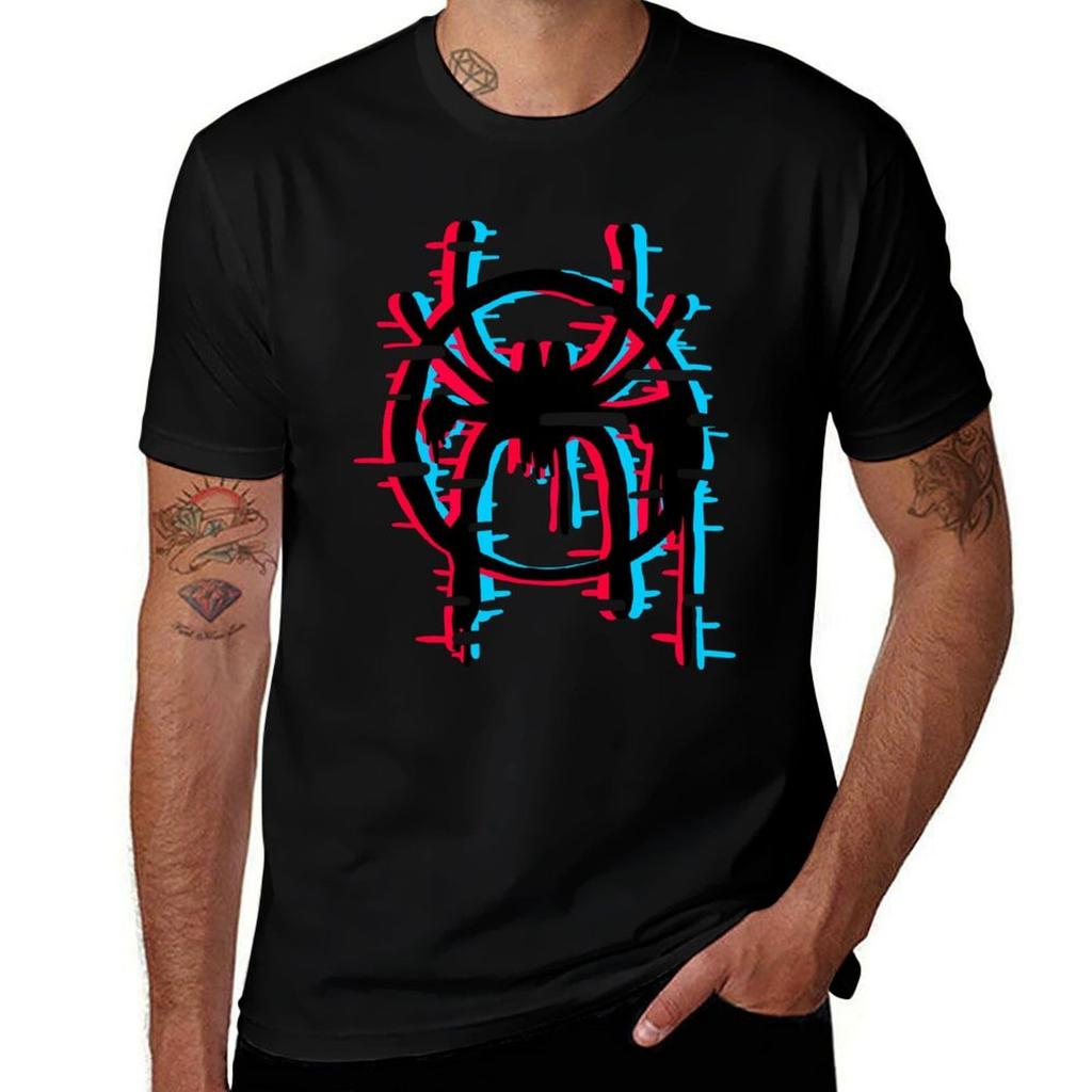 Comics Glitch TShirt Breathable Sportswear TShirt for Men