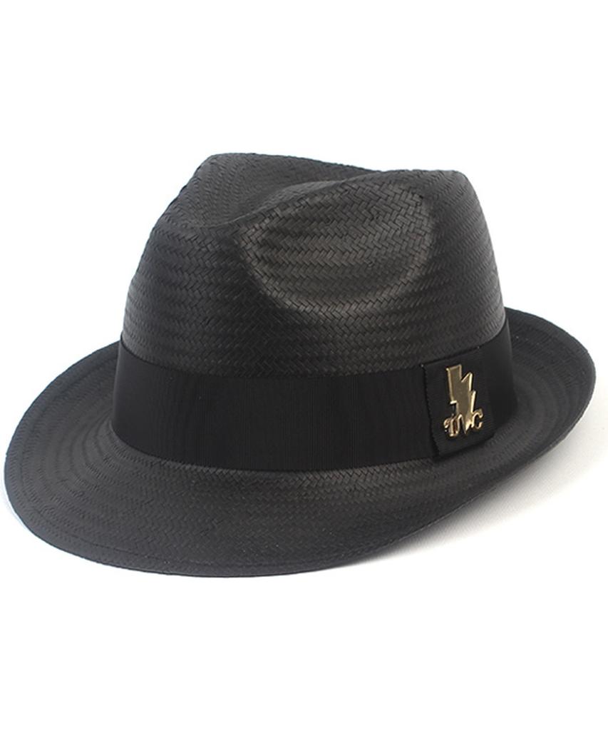 Yunibeosyeolkemiseuteuli Bu Gentle Line Black Fedora Summer Hat