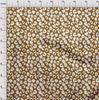 oneOone Cotton Poplin Brown Fabric Animal Skin Fabric For Sewing Printed Craft Fabric By The Yard 42 Inch