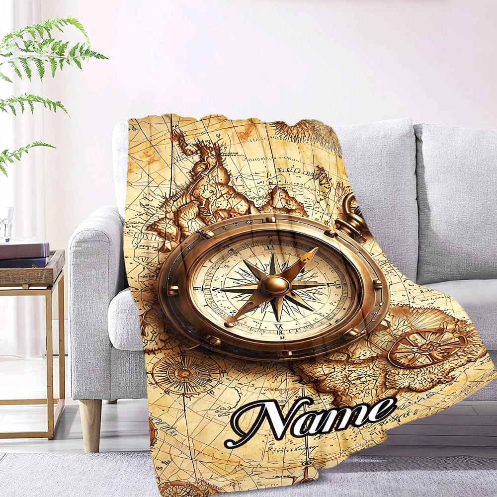 Home Customize Your Name Blankets Comfortable Soft Lightweight Allseason Multipurpose Blanket For Picnics Sofas Offices Beds Living Rooms Perfect Gift