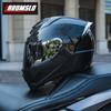 Qike carbon fiber motorcycle helmet, personalized lightweight full-face helmet for all seasons, ultra-light men's full-face helmet