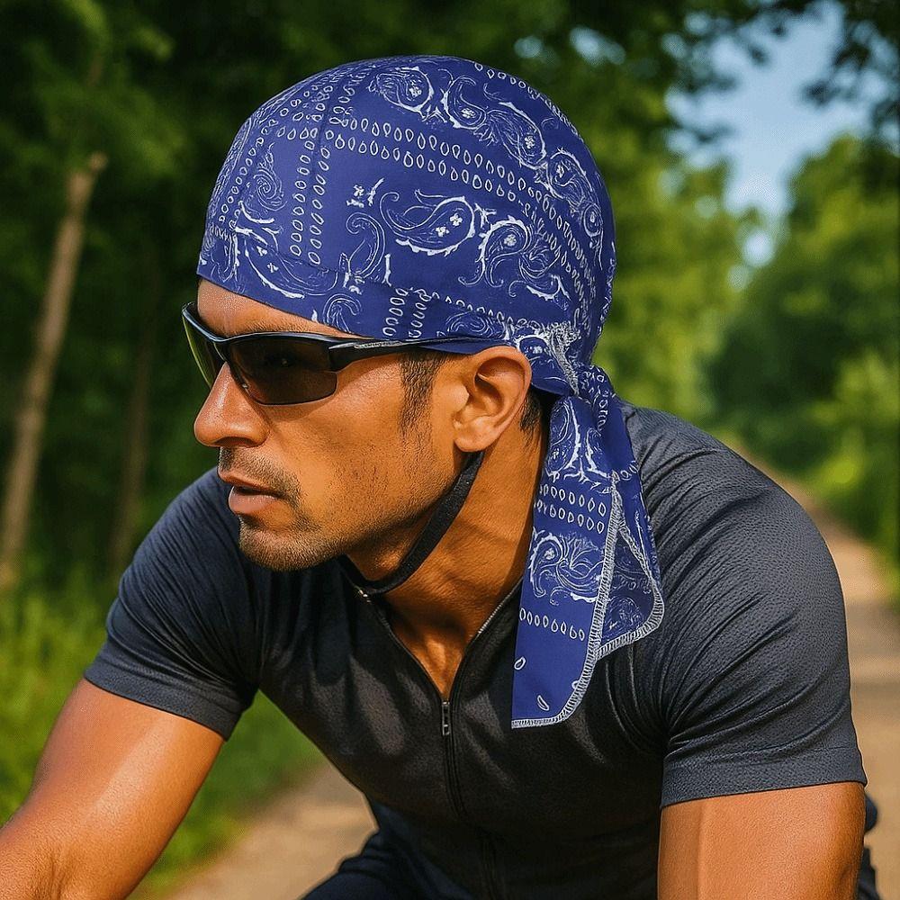 Lightweight Bandana Hat Breathable Sun Protection Cap Durable Sports Headscarf Outdoor Sports