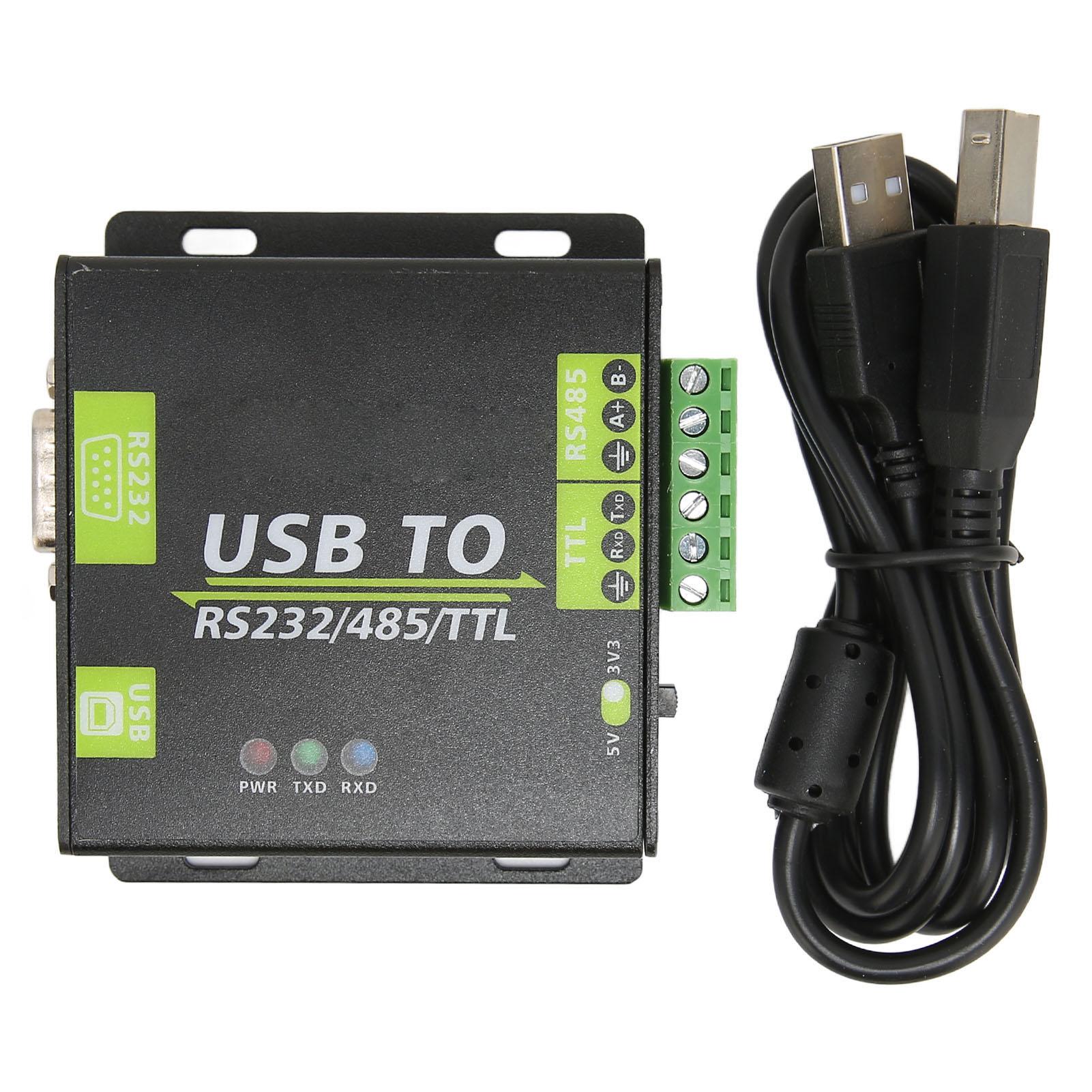 

USB to RS232485TTL Isolation Converter Fast Communication Speed Strong Anti Interference Adapter