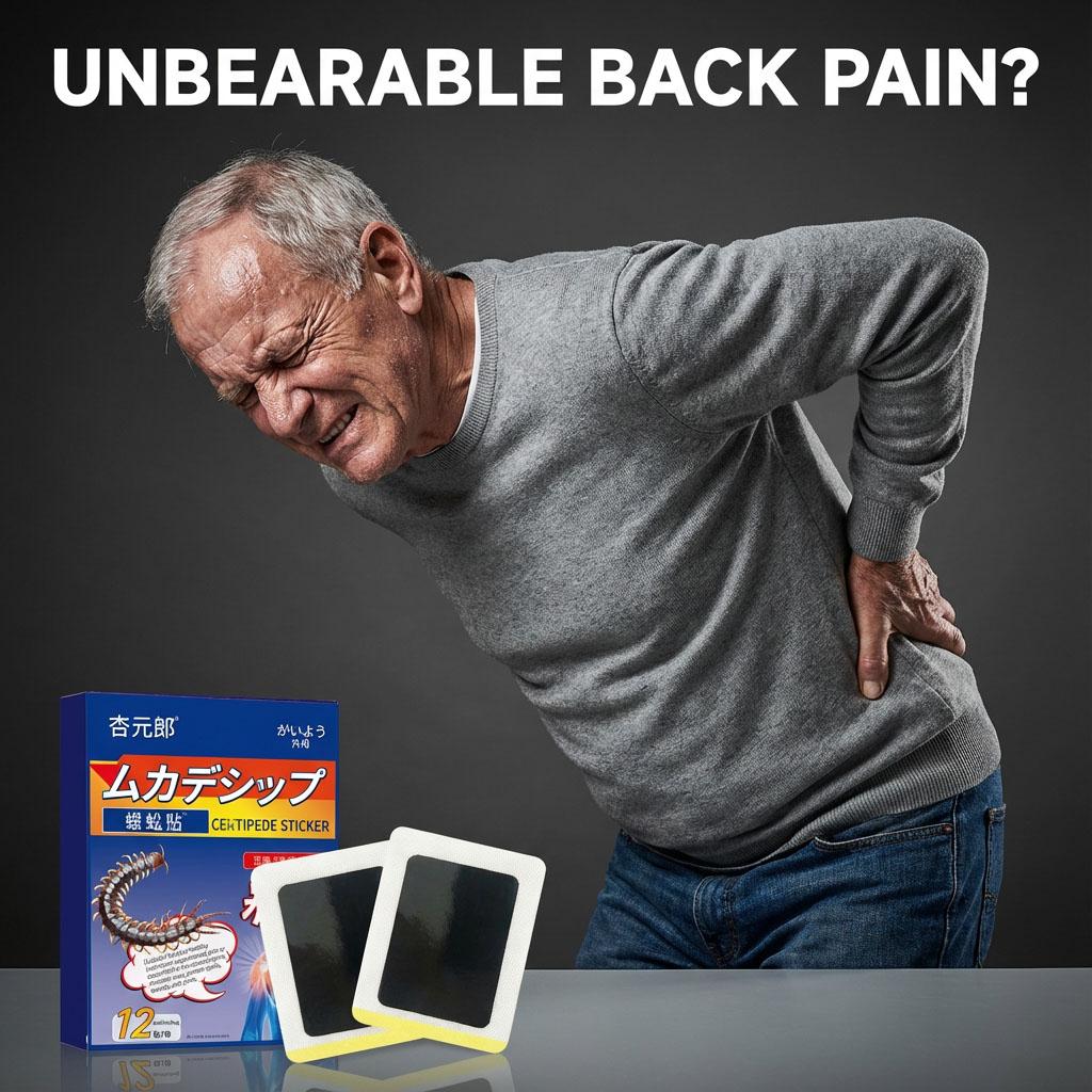 Premium Quality Pain Relief Plaster Traditional Formula Centipede Patch for Persistent Waist & Leg Pain