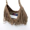 Suede Fringe Semi-shoulder Bag
