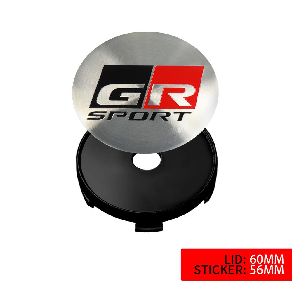 2026 Nuovo Per Toyota 4pz 56/60MM Tappi Centrali Mozzo Ruota Auto Coprimozzo Cerchione Decalcomanie Per Toyota Avalon Mirai Avensis Prado Hilux VVT-I 4W