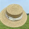 Lafite Hat Spring and Summer European and American Straw Hat Mountaineering Travel Vacation Upturned Edge Beach Straw Hat Performance Jazz Hat