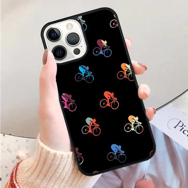 BIKE CYCLING art Phone Case Cover For iPhone 17 Air 15 13 Pro Max 16 14 Plus 11 12 Apple max