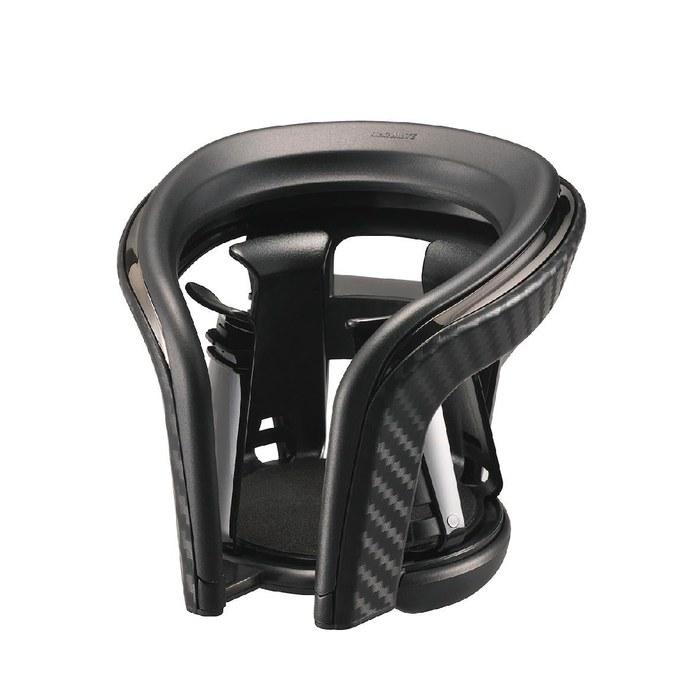 Carmate Car Drink Holder Air Vent Mount Black & Carbon DZ373