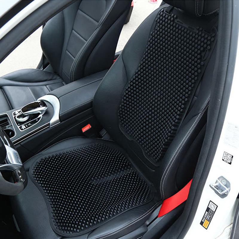 Cool Breathable Silicone Car Seat Cover Cushion Lumbar Back Support Massage Universal Summer Silica Gel Back Rest for Nissan