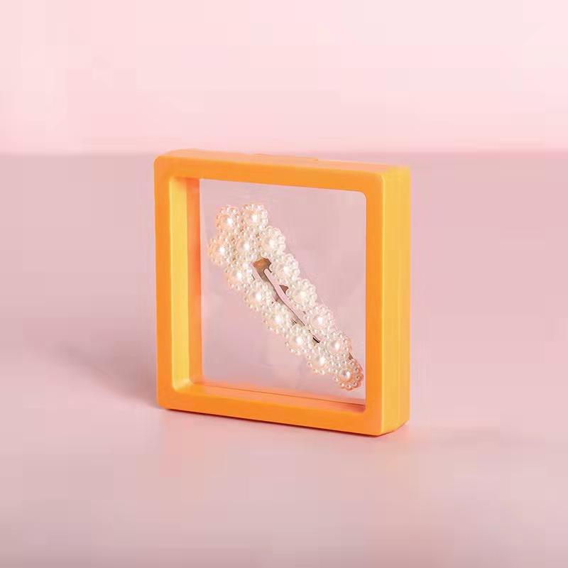 Transparent PE Film Suspension Box Ring Pendant Jewelry Packaging Box Jewelry and Accessories Badge Display Boxes 10pcs Dustproof and Antioxidant