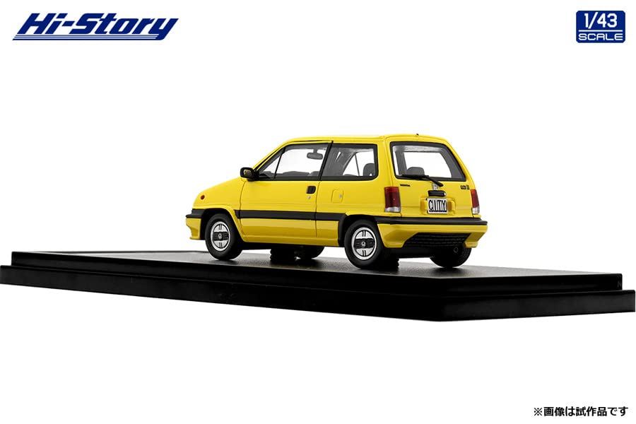 INTERALLIED Hi Story Honda CITY R Gull Yellow Fertiges Produkt 1/43 (1985)