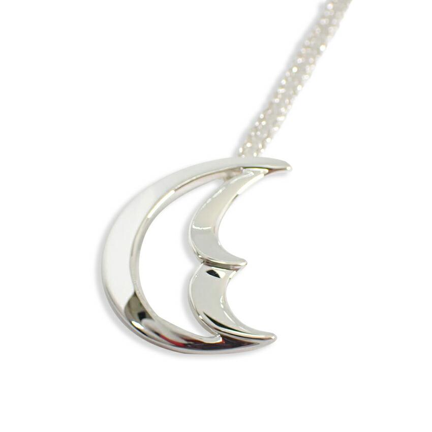 

[Used] TIFFANY/Tiffany 925 Crescent Moon Pendant/Necklace [g390-73]