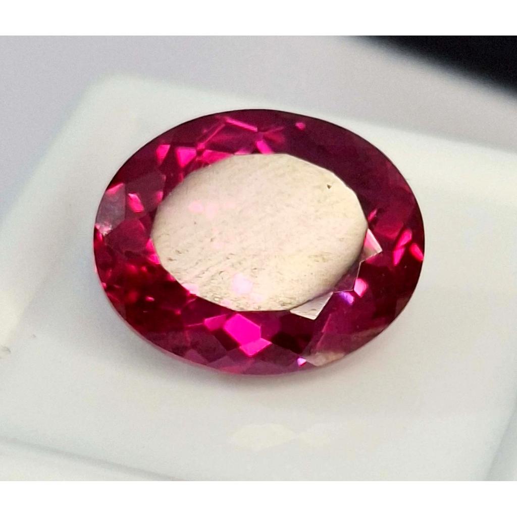 Pink Ruby Mozambique Natural 11-13 Ct Oval Cut Beautiful Certified Gemstone