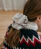 Siyazu Siac3097 Cloud Velvet Scrunchie_Silver Gray