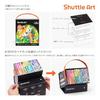 Shuttle Art illustration markers 100 colors marker pen set oil-based blender dual tips waterproof quick-drying fade-resistant carrying case planners