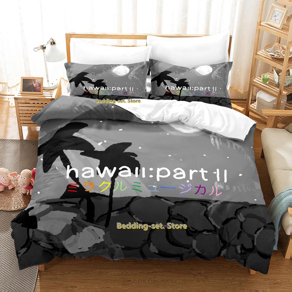 

Comforter Tally Hall Miracle Musical Bedding Set Cartoon Anime Three-Piece Set Adult Kid Bedroom Duvet Sets 3D Kawaii Comforter (quilt)-EU Single(135*200cm)3pcs