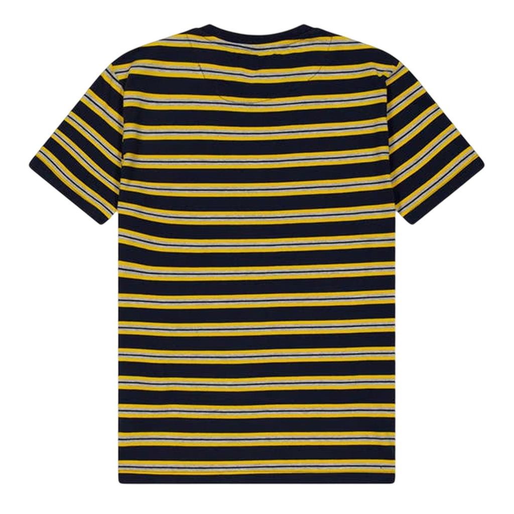 Farah Childrens/Kids Tobago Striped Logo Regular T-Shirt