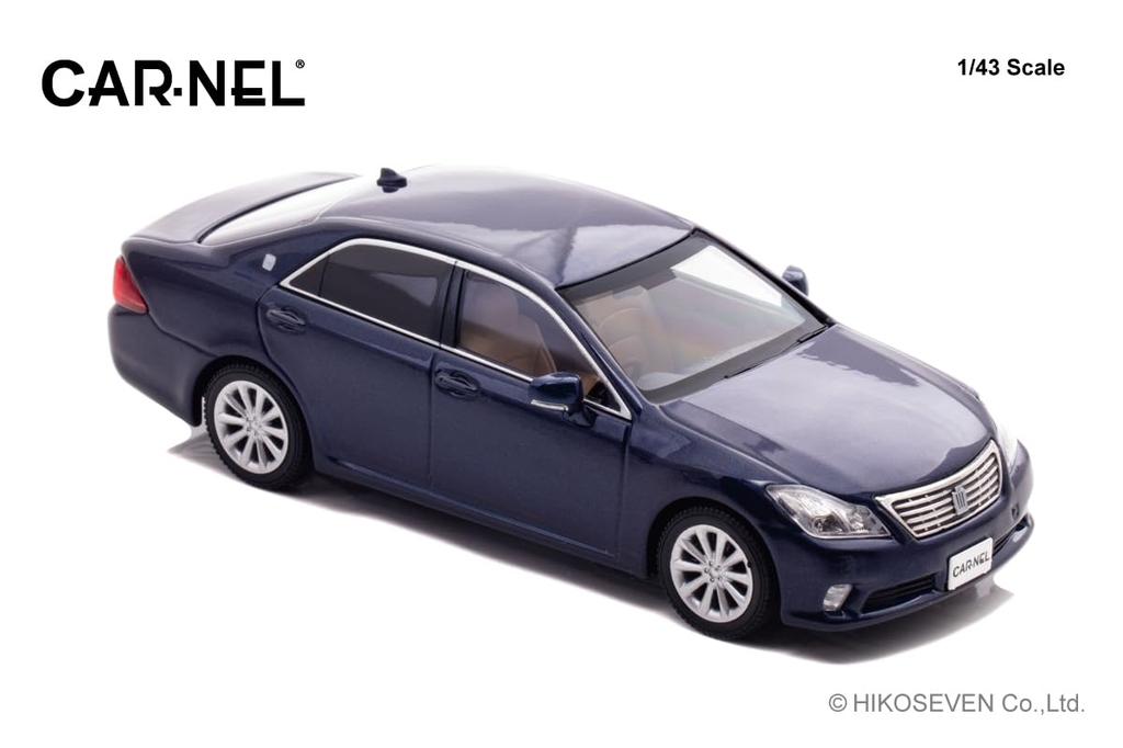 Hiko Seven Toyota Crown Royal Saloon G 2010 Dark Blue Mica Finished Model CN431010 (RAI'S) 1/43 (GRS202)