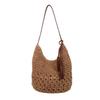 Summer Grass Woven Bag Women's New Fashionable Large Capacity Woven Shoulder Bag Seaside Vacation Style Commuter