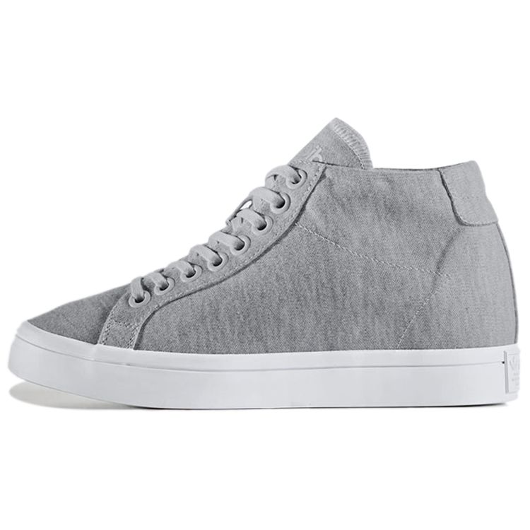 Adidas Originals Court Vantage Mid Top Skate Shoes Women Sneakers Gray DB1287