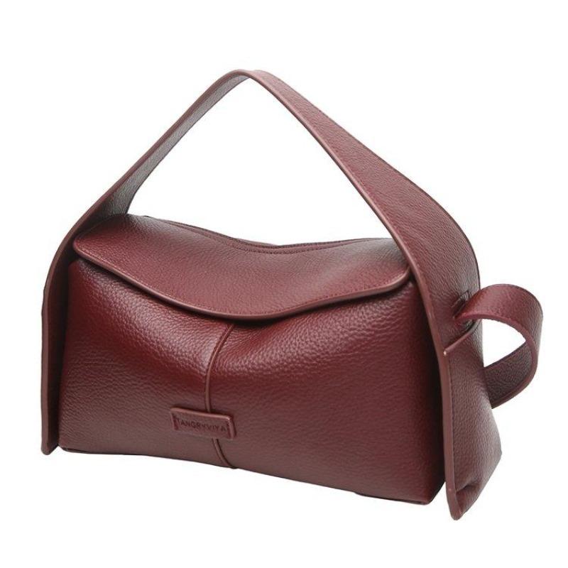 Women's Fashion Retro Large-capacity Shoulder Bag, Cow Leather Messenger Bag