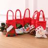 Christmas Xmas Hand Bag Santa Claus Snowman Elk Penguin Party Candy Gift Bag