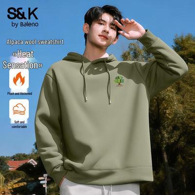 Baleno Men's S&K Thickened Hooded Sweatshirt