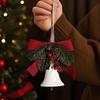 Creative Christmas Bell Pendant Retro Crisp Sound Christmas Jingle Bells Artificial Pine with String