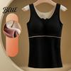 Stable Vest Women Winter Fall Chest Pads Thermal Thick Soft Seamless Breast Support Sleeveless Pullover Solid Color Bottoming Top Underwear