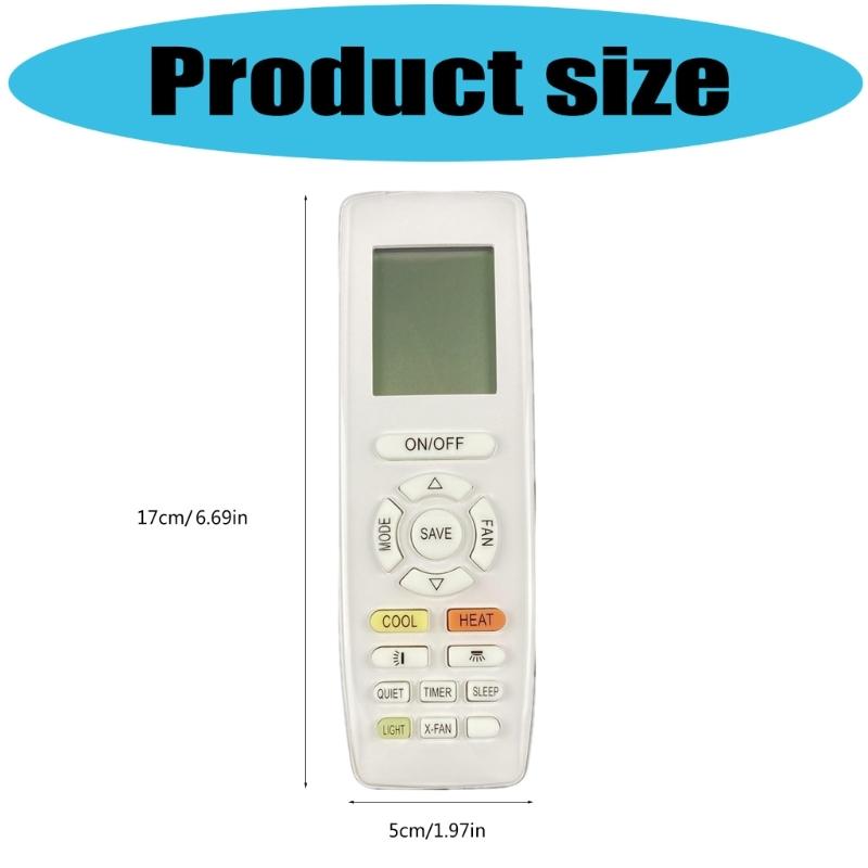 Air Conditioner Remote Controller for Tosot YAPOF15 Featuring Quick Install Structure and Intuitived Button Layout