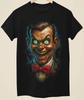 Inspired by Goosebumps – Slappy the Dummy Dark Art Unisex Black T-Shirt (H0-029)