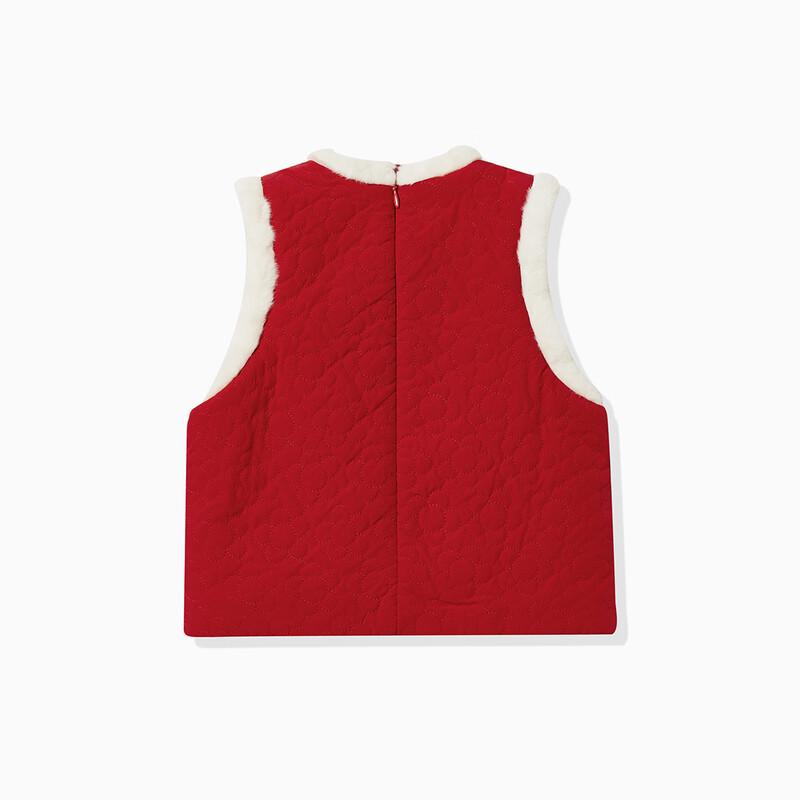 ASK JUNIOR Girls' Chinese Style Padded Vest
