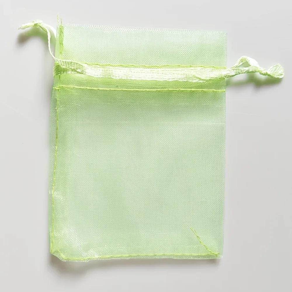 10/100pcs Organza Gift Packaging Bag Multi-color Candy Jewelry Storage Bag Wedding Christmas Party Decoration Gift Pouches