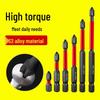Tungsten Steel Non-Slip Magnetic Phillips Screwdriver Bits - Impact-Resistant and Super Hard for Electric Drills